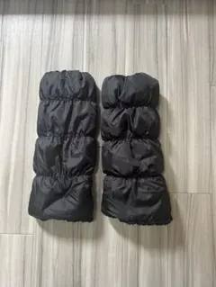 ゴルフ レッグウォーマー 黒