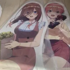 一番くじ 中野 三玖 一花 五等分の花嫁 a賞 c賞 特大パネル