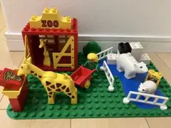 レゴ　デュプロ　2666 lego duplo レトロ　動物園　キリン　しろくま