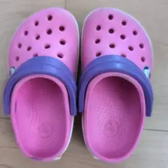 クロックス キッズ用ピンクサンダル 4 5