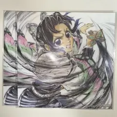 鬼滅の刃 無限城編 第一章 猗窩座再来 特典 胡蝶しのぶ バースデー 色紙 2枚