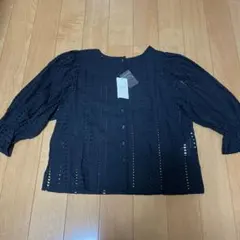 【新品】SM2 サマンサモスモス　黒ブラウス