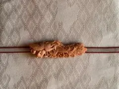 にゃんこ様専用　珊瑚帯留め　鳳凰　18金