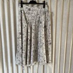 美品　レキップ　花柄　アシメントリースカート