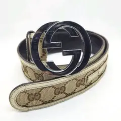 GUCCI インターロッキング GGスプリーム ベルト 追加穴無し