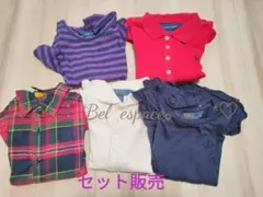 セットでお得！ラルフローレン ペプラムトップス 女の子 110サイズ