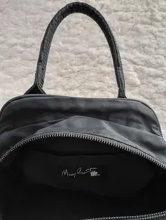 Mary Quant 黒 ナイロン ミニバッグ