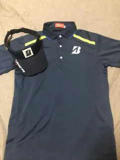 ポロシャツ  サンバイザー セット ブリヂストン