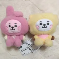 BTS BT21 ふわふわボアぬいぐるみ COOKY RJ セット タグ付き