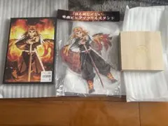 鬼滅の刃 煉獄杏寿郎 ビッグアクリルスタンド　無限列車編パンフレット豪華版　豆皿