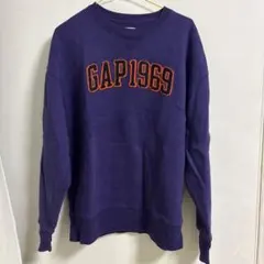 GAP 1969 クルーネック スウェット パープル Sサイズのサムネイル