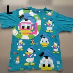 東京ディズニーリゾート ドナルド ピクセル Tシャツ L