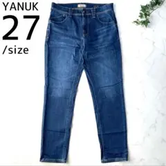 【未使用】 YANUK RUTH スリムテーパード デニムパンツ 27のサムネイル