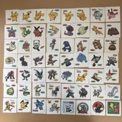 ポケモンパンシールセット レトロ　56枚　まとめ売り