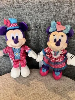 ぬいぐるみバッジ ミッキー ミニー パルパルーザ　 24時間以内発送