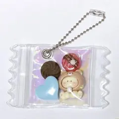 着ぐるみくまちゃんのキャンディーバッグチャームキーホルダー⑅342