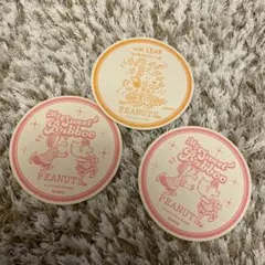 ピーナッツカフェ　コースター3枚