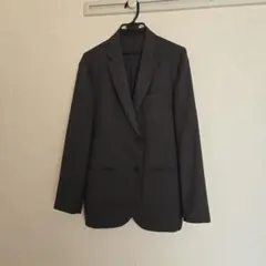 UNIQLO　ユニクロ　感動ジャケット　スリムフィット　ダークグレー　XL