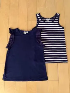 GAP kids ネイビー タンクトップ 140 2枚セット