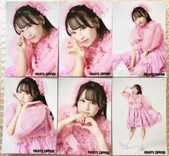 FRUITS ZIPPER 生写真 ヒョウ柄 松本かれん 6枚 セット