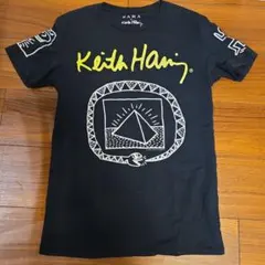 ZARA Keith Haring アートTシャツ ブラック