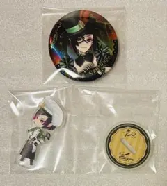 ツイステ　リリア　缶バッジ　アクリルスタンド　セット