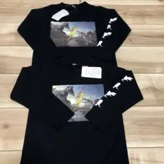 恐竜　ワニ　長袖　ロンT