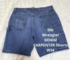 00s Wrangler ラングラー デニム ペインターショーツ カーペンターのサムネイル