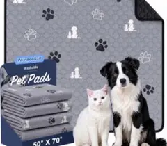 ペットマット 防水 トイレシート 滑り止め 犬 猫 洗える 2枚セットのサムネイル