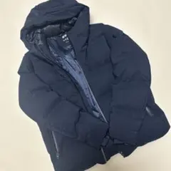 UNIQLO シームレスダウンパーカ　ネイビーL