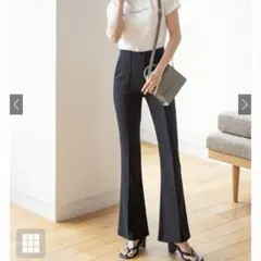 GRL フロントタックフレアパンツ[k8360t]