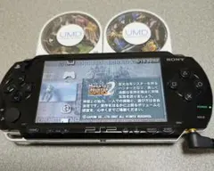 SONY PSP-1000 ブラック 本体 UMDディスク3枚付き