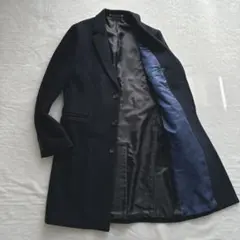 【美品】ポールスミス　paul smith チェックコート　Aライン　ウール