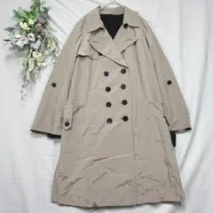 a1197【エテルノベレッツァ】新品未使用/ベージュ/トレンチコート/４０