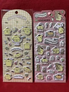 ⭐️正規品⭐️台湾限定⭐️新品サンリオポムポムプリン ぷくぷくシール 2種セット