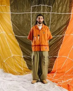 story mfg. cargo pocket pants khaki