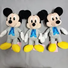 ミッキー ぬいぐるみ ディスコ 3点セット ディズニー