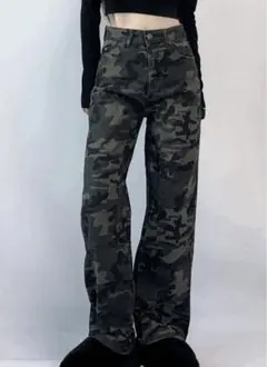 camo pattern y2k グランジ 迷彩 韓国