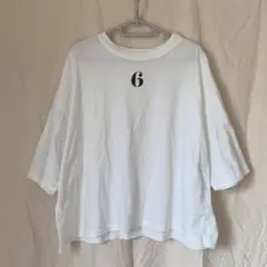美品　LABORATORY ラボレイトリー　ドルマンスリーブナンバリングＴシャツ