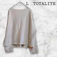 [LTOTALITÉ　ラトータリテ] ポートネックニット　薄手ニット