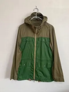 セール 美品 エディー バウアー メンズ マウンテンパーカー カーキ/グリーン