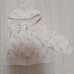 メゾピアノ　パーカー90cm アイボリー