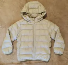 ユニクロ キッズ ダウン サイズ120 薄緑色