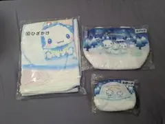 【新品3点セット】サンリオ一番くじ　シナモロール　バッグ　ポーチ　ひざかけ