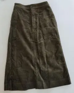 ほぼ新品　ユニクロ　コーデュロイロングスカート