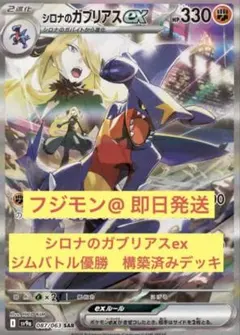 シロナのガブリアスexデッキ　ジムバトル優勝　構築済みデッキのサムネイル