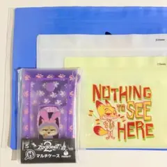 ズートピア 一番くじ マルチケース ジッパーバッグ フィニック まとめ売り