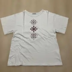 サマンサモスモス　刺繍入りTシャツのサムネイル