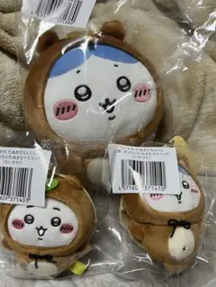 ちいかわたぬきだもんくじ B賞ハチワレ　C賞ちいかわ、ハチワレ