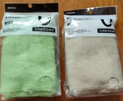 NITORI 세탁기 및 온열 겸용 변기 시트 커버 N 소프티 2색 세트